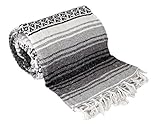 Canyon Creek Mexican Style Falsa Yoga Blanket (Gray)