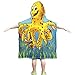 Dawhud Direct Kids Cotton Hooded Poncho Bath Beach Pool Towel (Octopus)