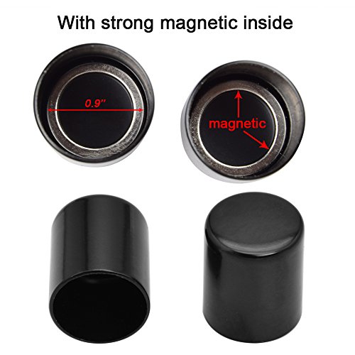 Amazicha 4 PCS Black Docking Hardware Cover Kit for Harley Road King Street Glide 2009-2019