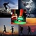 Pack of 2 LED Shoes Clip On Safety Lights for Night Running Jogging Biking Walking, Reflective Gear with Color Changing RGB Strobe Modes and Steady Color Flash Mode and Bonus Screw Driver-Pink