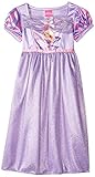 Disney Little Girls' Regal Rapunzel Fantasy Nightgown, Purple, 8
