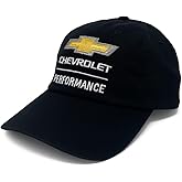 Chevrolet Bowtie Performance Black Hat - Twill Cap w/Adjustable Closure