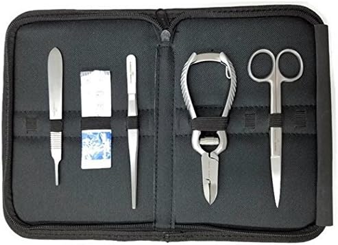 Oceans Wonders 5.5" Stainless Steel DIY Coral Propagation Frag Kit Black Case