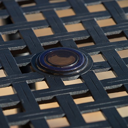 Christopher Knight Home Hallandale Cast Aluminum Outdoor Dining Set, 5