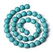 Synthetic Beads (Blue Turquoise, 10mm)
