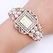 Womens Quartz Bangle Wrist Watch Lady Crystal Jewelry Bracelet Watches
