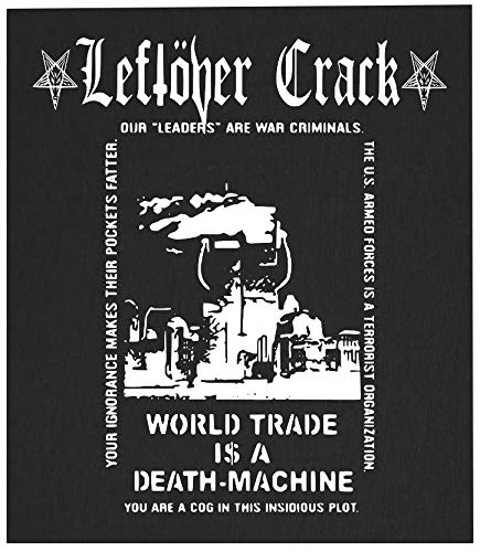 Leftover Crack Back Patch - Crust Punk Citizen Fish Choking Victim Anarcho F-Minus No Cash Anti-Flag Subhumans The Infested Screeching Weasel Operation Ivy