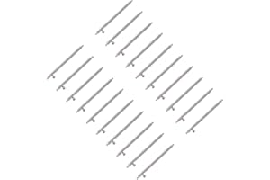 SAFIGLE 20pcs Stainless Steel Watch Band Pins 1.5mm Quick Release Spring Bars Assortment (18mm, 20mm, 22mm,