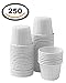 Vakly Disposable Paper Souffle Medicine Cups 3/4 oz [Pack of 250] – (0.75 Ounce) Small Cups for Medication Distribution, Pills, Tasting, Condiments, Food and Dessert Serving
