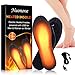 TOULLGO Heated Insoles, USB Insoles, Thermal Soles, Winter Foot Warmers, Heated Insoles That Molds to Your Foot, USB Rechargeable Heated Insole, Size 40/44