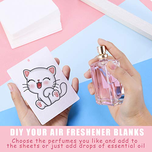 50 Pieces Air Freshener Sheets Sublimation Air Freshener DIY Air