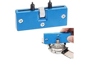Adjustable Rectangle Watch Back Case Cover Opener Remover Wrench Repair Kit Tool for Watch Battery Remover Watch Repairing