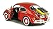 MOTOR CITY CLASSICS 1:24 COCA-COLA - 1966 VOLKSWAGEN BEETLE WITH RACK & BOTTLES DIECAST TOY CAR 424067