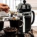 French Press Coffee Maker Pot Carafe and Presser Plus Bonus Metal Scoop/Bag Clip, Java Spoon and 4 Stainless Steel Filter Screens | Double Filtration Plunger | Value Bundle by Chef Amore | 1 Liter