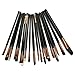 KOLIGHT® Set of 20pcs Rose Gold Makeup Sets Powder Foundation Eyeshadow Eyeliner Lip Cosmetic Brushes