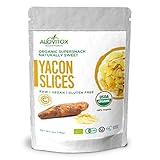 Alovitox Yacon Slices - Highest Quality Wellness and Weight Loss Prebiotic Raw Keto Paleo Vegan and Gluten Free - FOS Root Diet Friendly Pure - USDA Organic 2oz