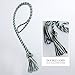 GraduationForYou Braided Honor Cords, Forest Green White