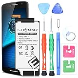 Motorola FB55 Battery 3600mAh (Upgraded) | SNN5958A Battery Replacement for Motorola Droid Turbo 2 XT1585 Moto X Force XT1581 with Tools | Motorola FB55 Battery Replacement Kit [24 Month Warranty]