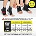 Alvada Plantar Fasciitis Support Compression Socks Foot Sleeves - Comfortable Arch Support - Quick Pain Relief, Reduced Soreness - Graduated Compression Brace - Faster Recovery Black LXL