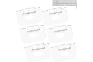 ZJRDYYK 6 PCS / 8 PCS Cordless Honeycomb Shade Lift Handles, Replacement Blind Pulls for Graber and Bali Cellular Shades Fits