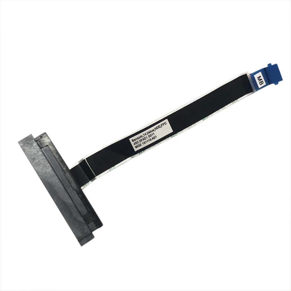 ZAHARA SATA HDD Hard Drive Cable Connector HDD Cable for Dell Inspiron 14 5481 5482 5485 5491 P93G 5481 5482 450.0FA01.0011 450.0FA01.0001 Disque Dur hard drive hdd connector hdd cable