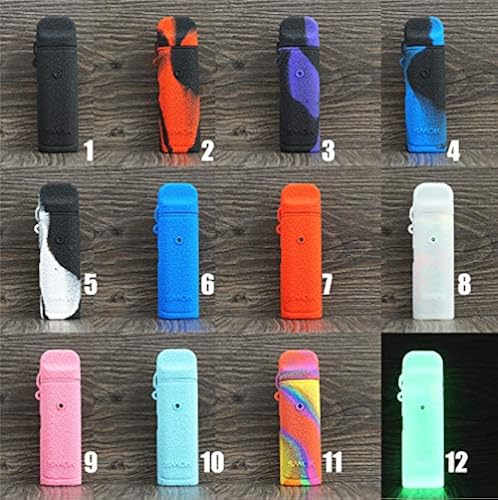 smok novo 2 case DSC-Market DSC-Mart Texture Cover for Smok Novo 2 Case Silicone Sleeve  Rubber Wrap Shield Fits for 1 or (Black) in Kenya