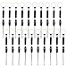 Bememo 20 Pack Black Nylon Lanyard Strap with Quick-Release Buckle for USB Flash Drive, MP3, MP4 Player, Keychain, ID Card Holders and Other Small Electronic Devices