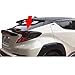 Taillight Covers Compatible With 2017-2018 Toyota C-HR, MD 4 Pieces/Set Taillight Covers Carbon Fiber Print By IKON MOTORSPORTS