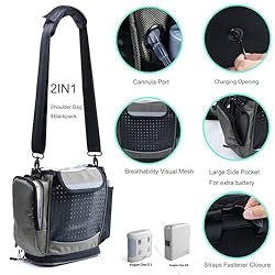Convertible 2-in-1 Backpack for Portable Oxygen