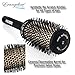 Round Hair Brush for Blow Drying, Straightening and Curling – Ceramic Tourmaline Thermal Barrel with Nylon Bristles – Nano Technology for Antistatic Dryer Blowout to Promote Healthy, Shiny Hair - 2 In