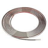 TOOGOO(R) 10mm x 15m Car Chrome Styling Moulding Trim Edge Strip Auto Body Window Exterior Decoration