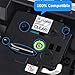Label KINGDOM Clear Tape Replace for TZE-131 TZe131 12mm 0.47 Laminated Black on Clear Label Maker Tape Compatible for Brother P-Touch Label Maker PT-D210 PTH110 PTD220, 26.2 ft (8M), 2-PK
