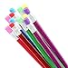 Aketek Colorful Magic Bendy Flexible Soft Pencil with Eraser for Children Kids Writing Gift, Pack of 30 (30pcs 18cm Colourful Pencil)