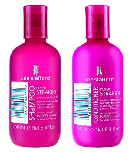 Lee Stafford Poker Straight Shampoo & Conditioner Duo 2 x 250ml