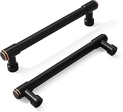khtumeware 2 Pack Oil Rubbed Bronze Cabinet Pulls 6