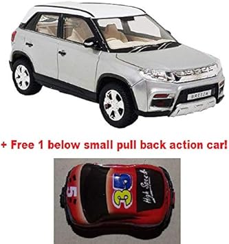 Online Collections Pull Back Brezza Centy Toy Car for Kids (Colour May Vary)