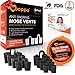Wooppa Snoring Solution - Anti Snoring Solutions - Anti Snoring Devices - Snore Aids - Nose Vents - Snore Nasal Dilators - 8 Pack - Snore Stopper Set - Reduce Snoring - Stop Snoring