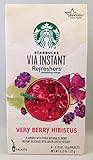 Starbucks Via Instant Refreshers - Very Berry Hibiscus - 6 Packets - (Pack of 12)