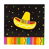 Fun Fiesta Beverage Napkins Package of 16