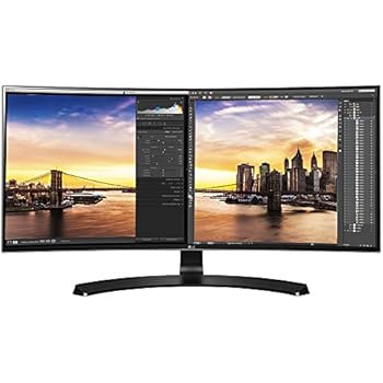 LG 34UC88-B 34-Inch 21:9 Curved UltraWide QHD IPS Monitor with USB Quick Charge