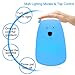 Big Bear Silicone Night Light, Monoki USB Rechargeable Soft Silicone LED Night Light Desk Lamp for Baby Kids Adults Bedroom, Warm White, Tap Control, 7-Color Breathing Modes, Single Colors, Gift Box