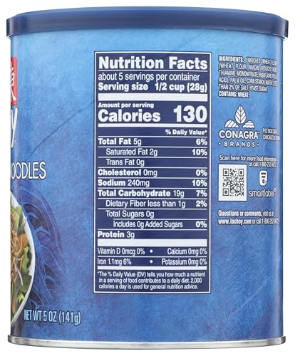 LA CHOY CHOW MEIN NOODLES, 5 OZ