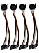 TeamProfitcom SATA Power Splitter Cable, SSD Power Cable HDD Power Cable Hard Drive Power Cable SATA 15 Pin Male to 2xSATA 15 Pin Female Power Y-Splitter Extension Cable (4 Pack)