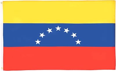 AZ FLAG Venezuela Old Flag 3x5 ft 100D Polyester with 2 Brass Grommets