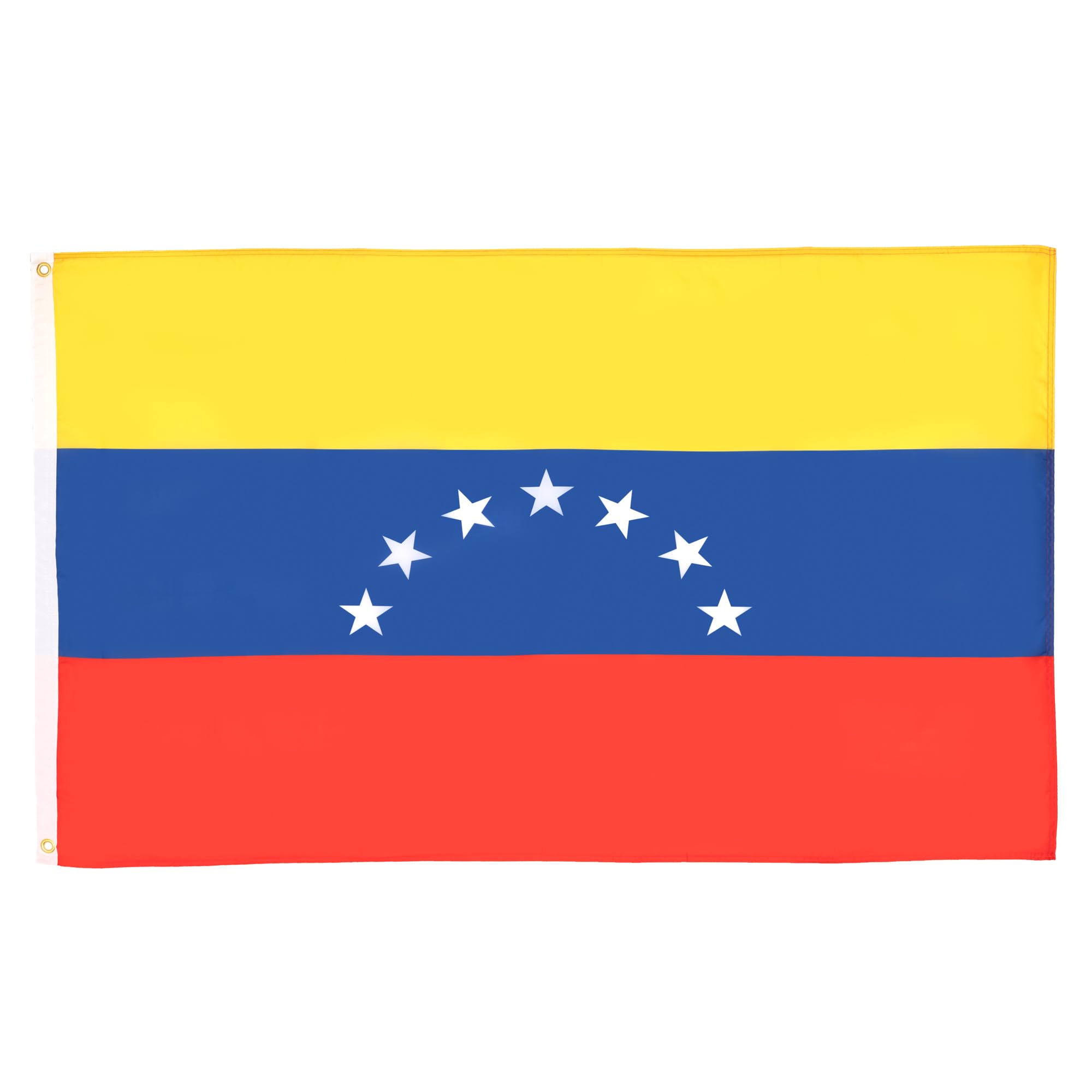 AZ FLAG - Venezuela Old Flag - 2x3 Ft - 100D Polyester Former Venezuelan Banner with Two Metal Grommets - Fade Resistant - Vivid Colors - 2' x 3' Feet - 90x60 Cm