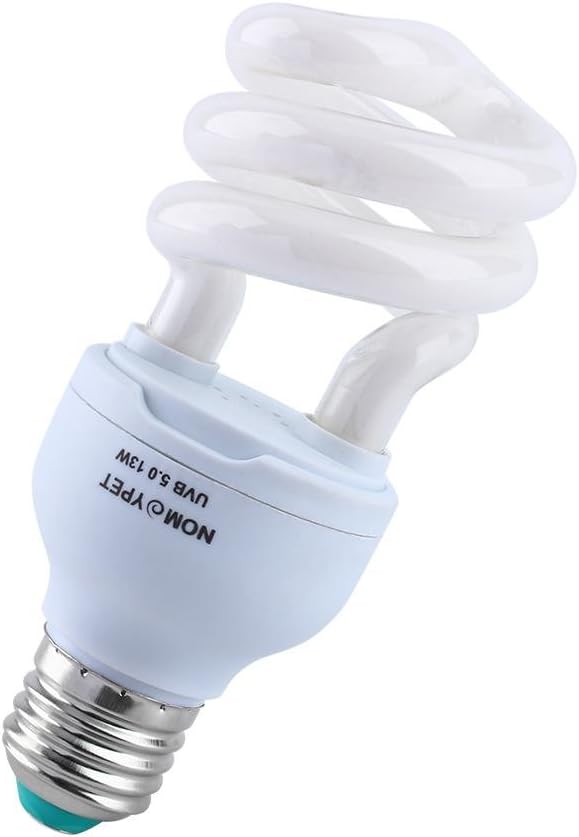 YOUTHINK Tropical Terrarium Lamp 13W UVB 5.0 E27 Base Energy Saving Tortoise Snake Reptile Light Bulb UV Lamp Compact Fluorescent Bulb - Image 5