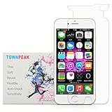 Townpeak 6 Feet ANTI-Falling 100% Import Japanese PET Ultra Thin flexible High Defintion Clear Screen Protectors Film FOR Iphone 6 Plus ,Iphone 6, 5/5S (6)
