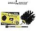 Black Ultra Stiff Spinning Cleaning BBQ Grill Brush - Rust Remover - Cordless Drill Scrub Brushes for Cleaner Results - Industrial Cleaning Tools - No Wire Brush for Drill - Stainless Steel Scrubber