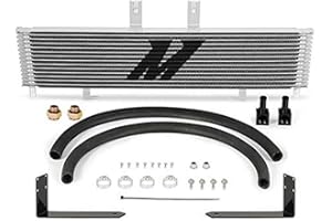 Mishimoto MMTC-DMAX-11SL Transmission Cooler Fits Chevrolet/GMC Duramax 6.6 LML 2011-2014 Silver