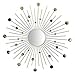 Ashton Sutton Wall Mirror, Silver Rays and Discs
